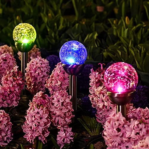 Gigalumi Cracked Glass Solar Lights