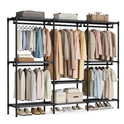 Songmics Portable Closet Black
