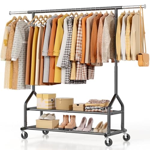 EAGMAK Rolling Clothes Rack