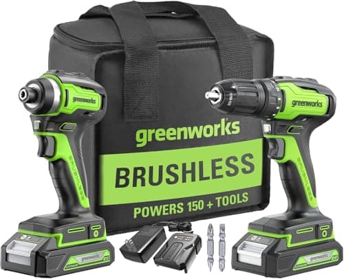 Greenworks 24V Drill and Impact Driver