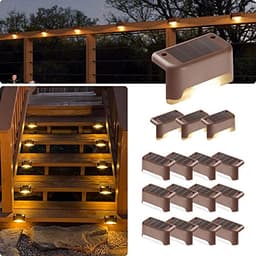 Gigalumi Solar Deck Lights Warm White
