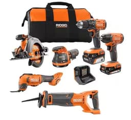 RIDGID 18V 6-Tool Combo