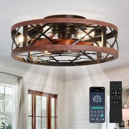 Aqubt Caged Ceiling Fan