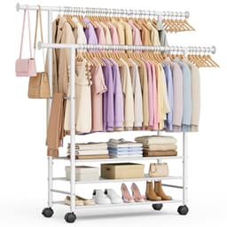 Sleeping Lamb Clothes Rack with Shelves