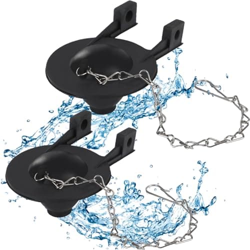 Lydia's Deal 2-inch Toilet Flapper Black