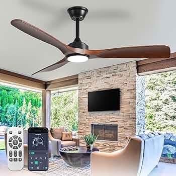 BvenuBigLite 52-inch Outdoor Ceiling Fan